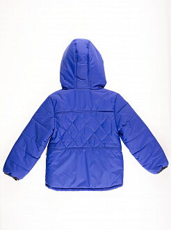Куртка для мальчика ОДЯГАЙКО синяя 22112 - картинка