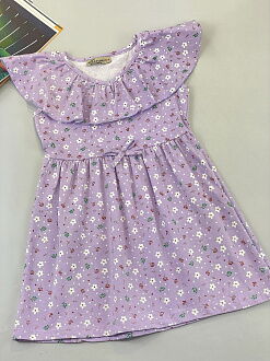 Платье для девочки Stella Kids Цветочки сиреневое 0262 - цена