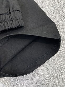 Брюки-палаццо для девочки трикотаж Valza черные 5106 - Киев