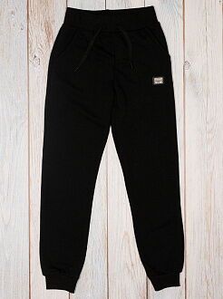 Спортивные штаны для мальчика Breeze черные 14658 - цена