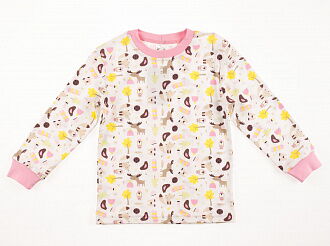Пижама для девочки Interkids Люси розовая 1782 - размеры