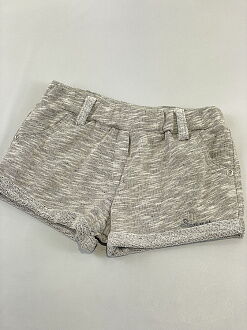 Трикотажные шорты для девочки Фламинго серые 768-316 - цена