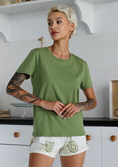 Пижама женская Leinle Pineapple фисташковая 1553-12007 - цена