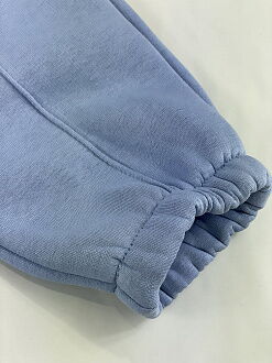 Утепленный спортивный костюм для девочки голубой джинс 2708-01 - купить