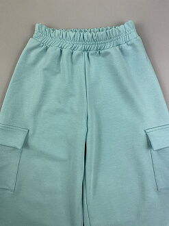 Стильный костюм для девочки Mevis Котики голубой 4566-01 - Киев