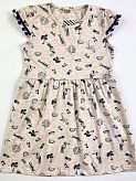 Платье для девочки PATY KIDS Пальмы бежевое 51331