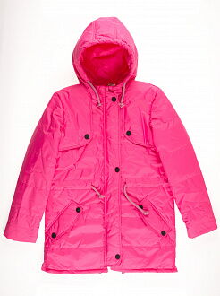 Куртка для девочки ОДЯГАЙКО малиновая 22128 - цена