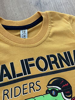 Футболка для мальчика California желтая 57425 - фото