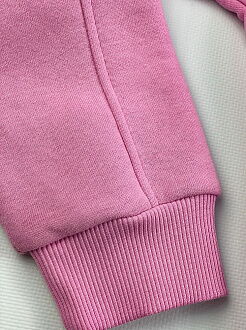 Утепленный свитшот для девочки Mevis розовый 3969-01 - размеры