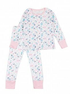 Пижама для девочки Фламинго Кексики розовая 255-1007 - цена