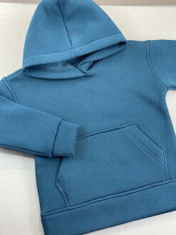 Утепленный спортивный костюм детский синий индиго 2708-01 - картинка
