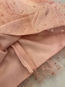 Платье нарядное для девочки Michell персиковое 2323 - размеры