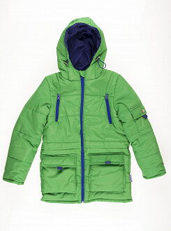 Куртка для мальчика ОДЯГАЙКО зеленая 22114 - цена