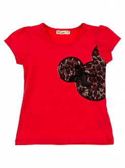 Комплект футболка и юбка Barmy Минни красный 0040 - размеры