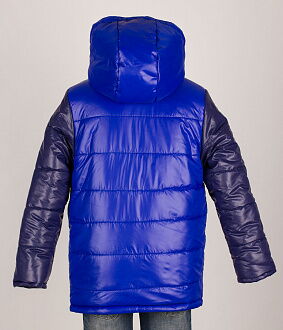 Куртка зимняя для мальчика Одягайко синяя 2570 - фото