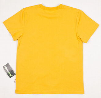 Футболка для мальчика Robinzone Кассеты горчичная ФБ-125 - размеры