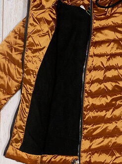 Куртка для девочки Одягайко бронза 22344 - фото