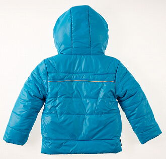 Куртка зимняя для мальчика Одягайко голубая 2748О - размеры
