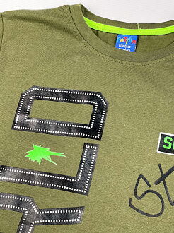 Футболка для мальчика Patika Kids World хаки 352 - размеры