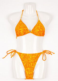 Купальник женский раздельный GOLDEN LADY оранжевый SK-0741 - цена
