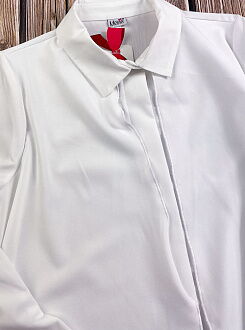 Блузка для девочки Mevis белая 2689-02 - картинка
