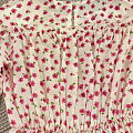 Платье для девочки Mevis Цветочки бело-розовое 4991-01 - фотография