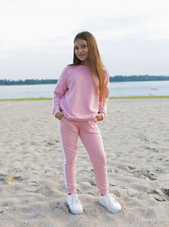 Спортивный костюм для девочки Фламинго пудра 775-336 - фото