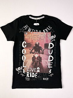 Комплект футболка и шорты для мальчика Breeze Cool Dude черный 15397 - купить