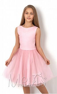 Нарядное платье для девочки Mevis розовое 2791-01 - цена
