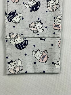 Пижама для девочки-подростка Фламинго Good Morning молочная 240-222 - размеры