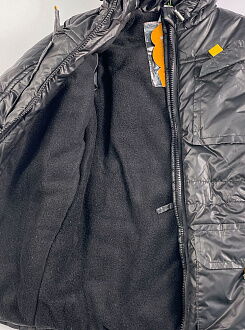 Куртка зимняя для мальчика Одягайко черная 20056О - размеры