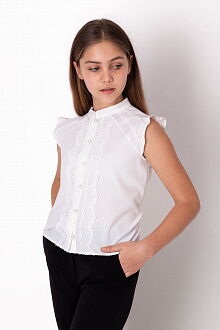 Блузка для девочки Mevis молочная 3684-02 - цена