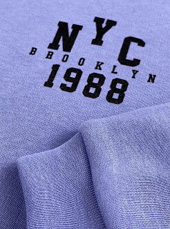 Утепленная кофта-худи для девочки Mevis NYC сиреневая 3938-01 - размеры