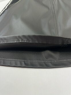 Юбка из экокожи для девочки Mevis черная 3225-03 - фотография