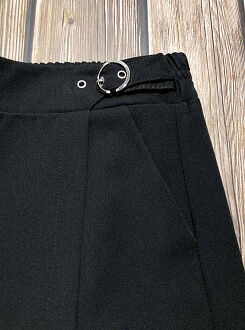 Юбка-шорты для девочки Mevis черная 3235-02 - размеры