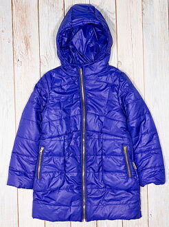Куртка для девочки ОДЯГАЙКО синяя 22158О - цена