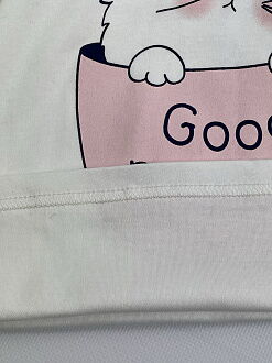Пижама для девочки-подростка Фламинго Good Morning молочная 240-222 - купить
