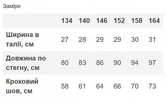 Брюки школьные для девочки Valza трикотаж черные 3417 - купить