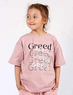 Футболка для девочки Фламинго Greed розовая 1005-417 - цена