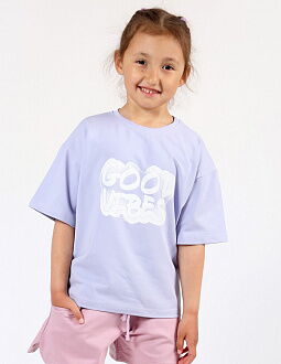 Футболка для девочки Фламинго сиреневая лаванда 1005-417-03 - цена