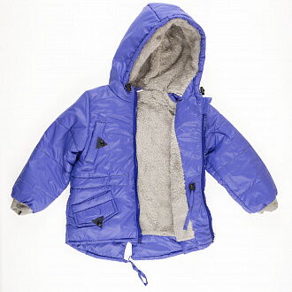 Куртка для мальчика ОДЯГАЙКО синяя 22172 - фото