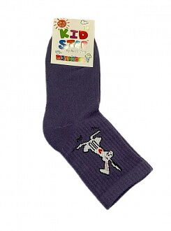 Носки махровые KidStep Зайчик фиолетовые арт.4431 - цена