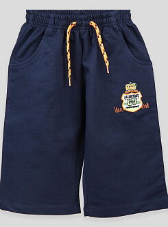Трикотажные шорты для мальчика Breeze синие 14023 - цена