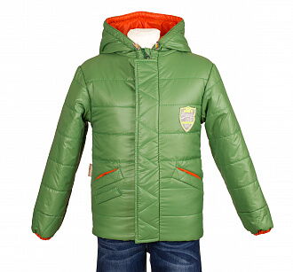 Куртка для мальчика Одягайко зеленая 2675 - цена