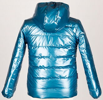 Куртка для девочки ОДЯГАЙКО синяя 2673 - купить