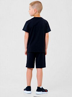 Спортивные шорты для мальчика SMIL черные 112326/112327 - фото