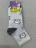 Носки для девочки Котики серые арт.270248