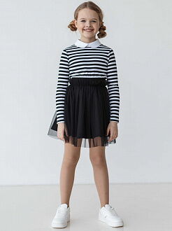 Юбка школьная для девочки SUZIE Прю синяя 72103  - картинка