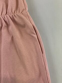 Летнее трикотажное платье для девочки Фламинго розовое 725-417 - картинка