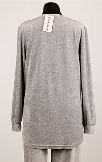 Комплект (кофта+штаны) женский VVL Велюр серый 349/2 - размеры